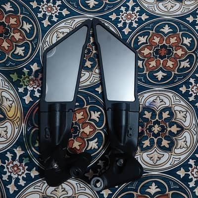 Universal Motorcycle Side Rear View Mirror Foldable
