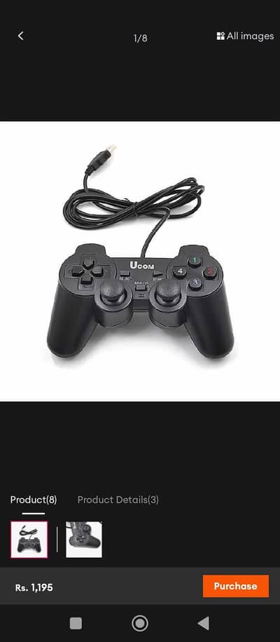 Need Used Joystick controller usb port