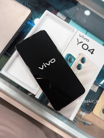 Vivo y04 /4+4128 GB only WhatsApp number 0326/7486939