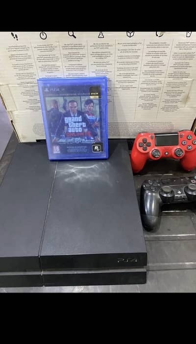 Ps4 1Tb with box and GTA V