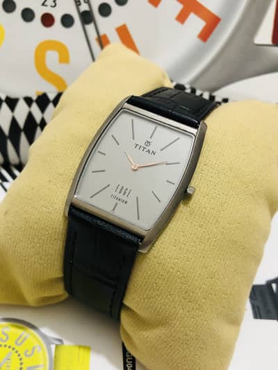 TITAN EDGE-WORLD SLIMMEST WATCH-TITANIUM MADE-SEIKO CITIZEN CASIO