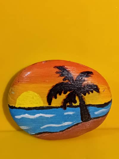 Hand Painted Stone Art | Handmade Decorative Stones | Custom Design