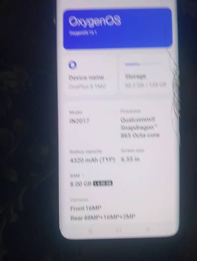 6GP 128 GB oneplus mobile