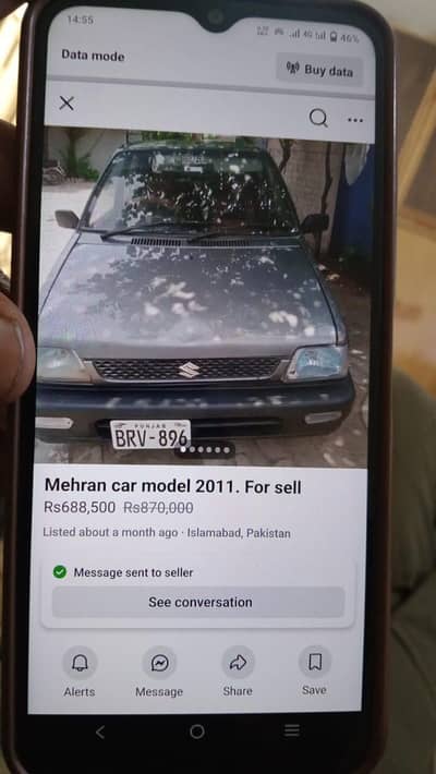 Suzuki mehran model 2011 for urgent sell.