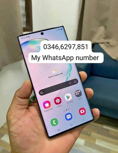 Samsung Mobile Note 10 Plus 12/256 GB PTA