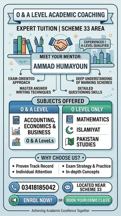 O and A level tutor