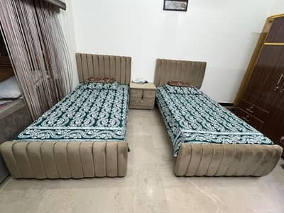 two single beds for sale