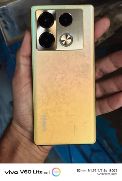 Infinix Note 40 Pro with box charger and wireless condition like new