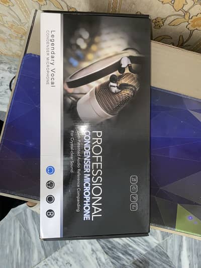 Professional Condensor Microphone for Pc Gaming setup and Podcast