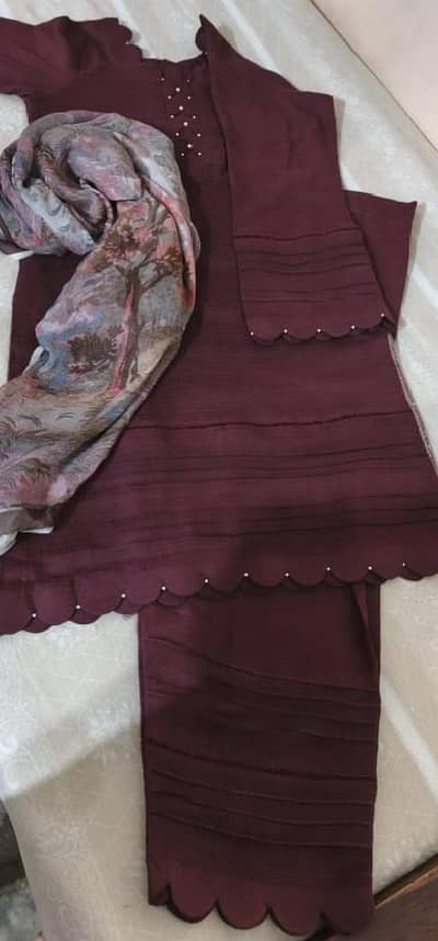 3 piece stitched lawn suit | Ready to wear