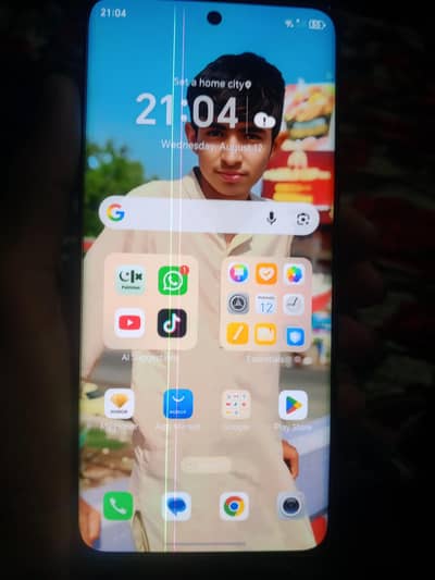 Honor X9b edge 12 256 gb with box 2 line in display