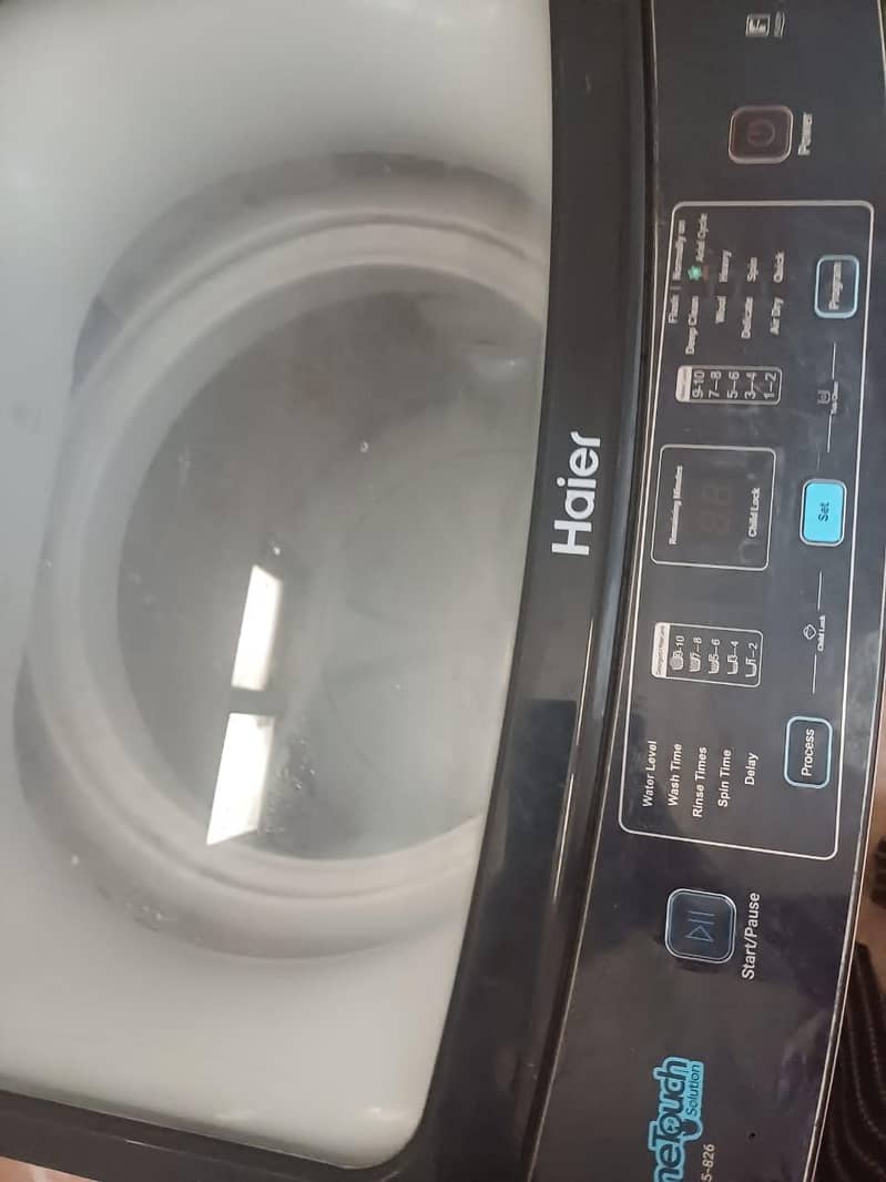 Haier fully automatic washing machine 0