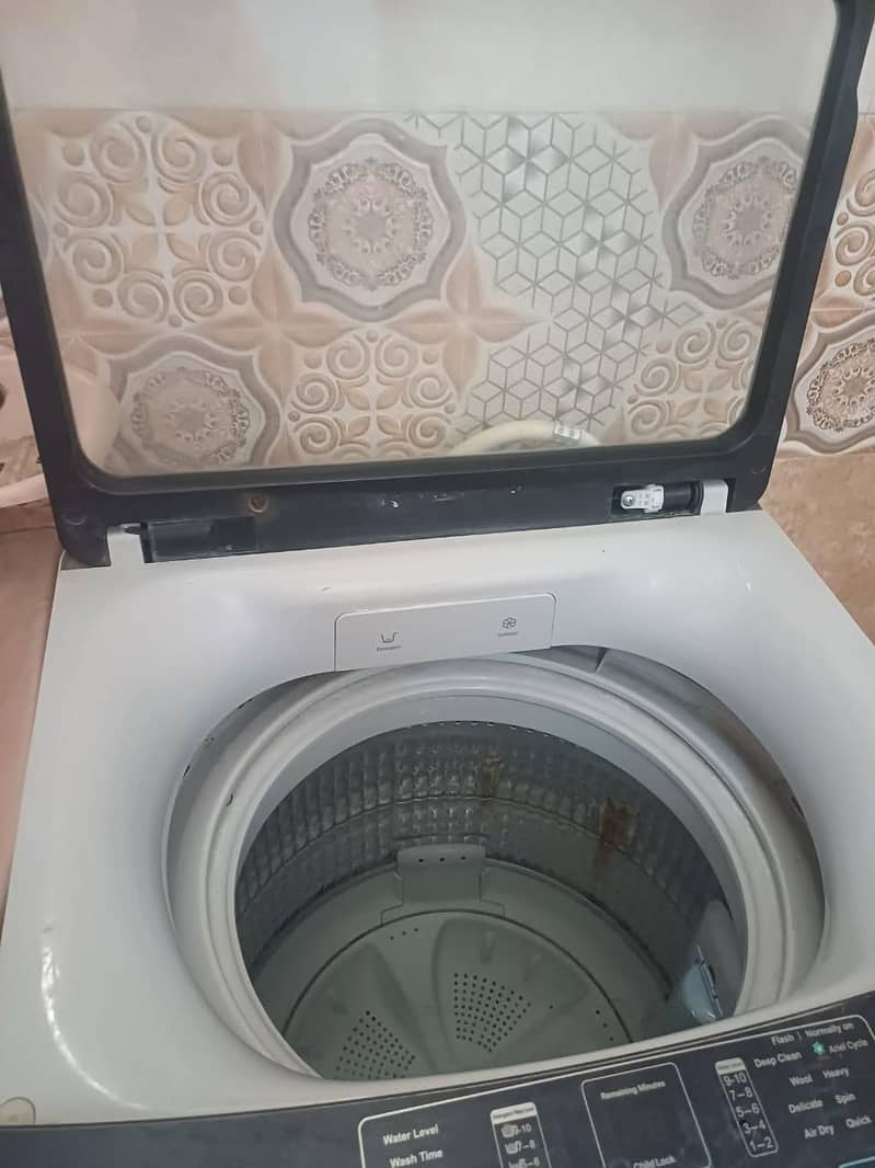 Haier fully automatic washing machine 1