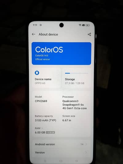OPPO A3