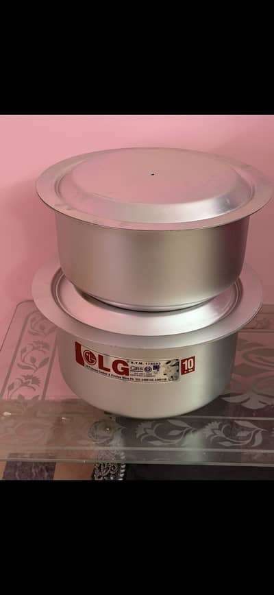LG Aluminum Cook & Kitchen Ware pot - 10 No.