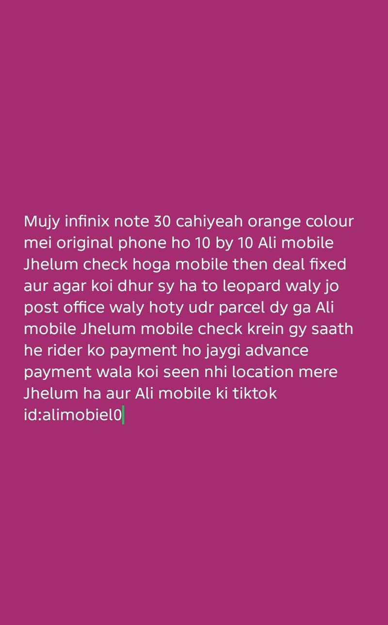 Infinix Note 30 0