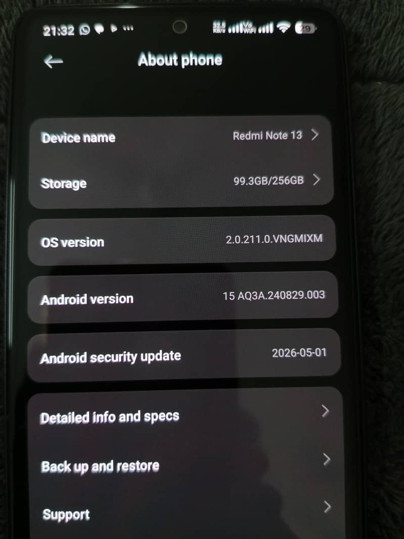 REDMI NOTE 13 : 7