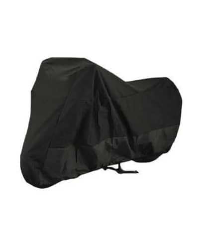 Black Waterproof Bike Cover for Dust & Rain Protection