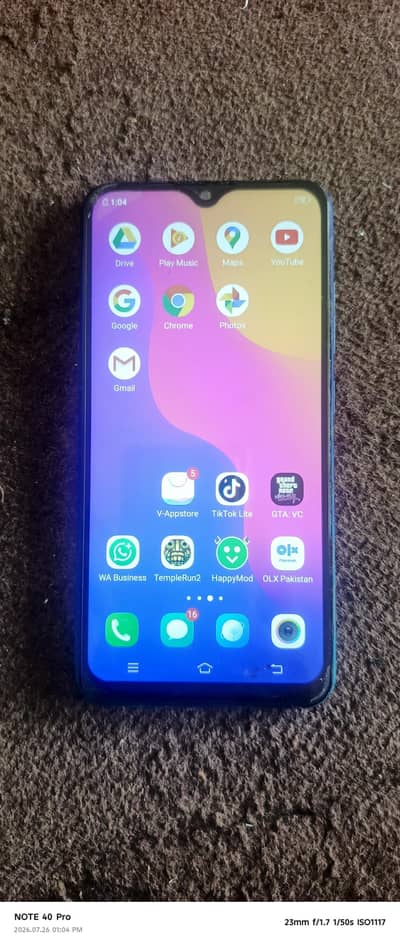 all ok vivo 1823 model 2/32 GB only mobile good working