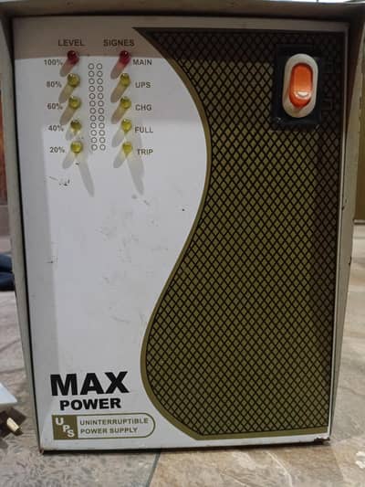 Max Power Uninterruptible Power Supply (UPS)