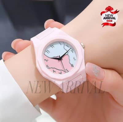 Pink Carbon Fiber Women's Watch | Stylish Ladies Watch