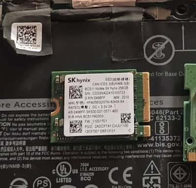 Hynix M2 SSD 256gb