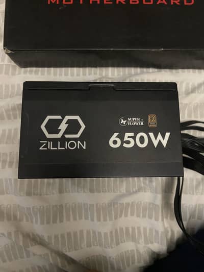 650watts Zillion Super Flower 80plus Bronze PSU