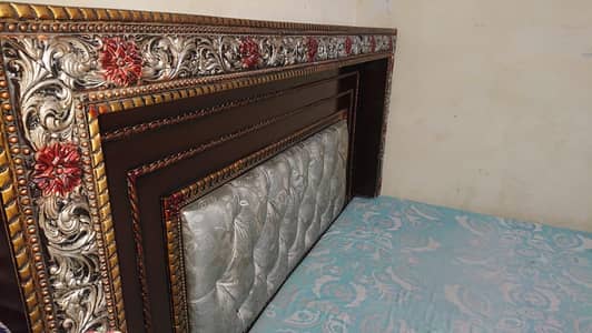 Double bed with Almari