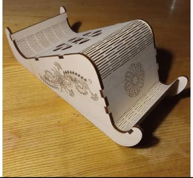 Wooden Mobile Stand