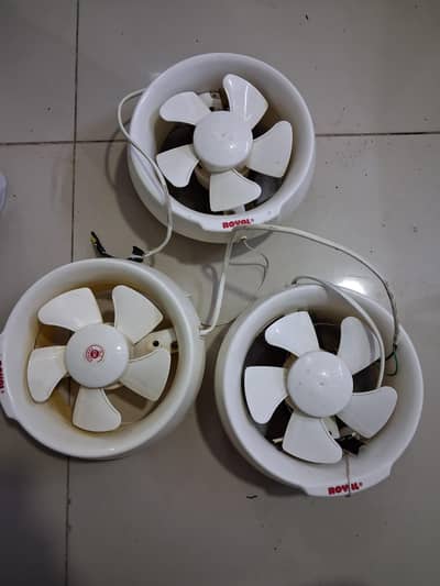 Royal Exhaust Fans x 3 Pieces