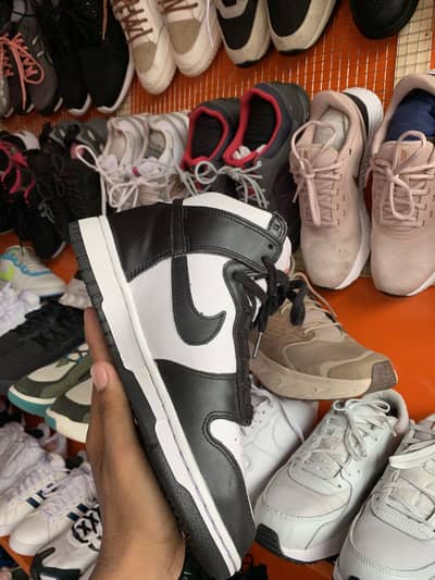 Used Nike Dunk High Panda Sneakers Size 40 | Original Style | Rs. 4999