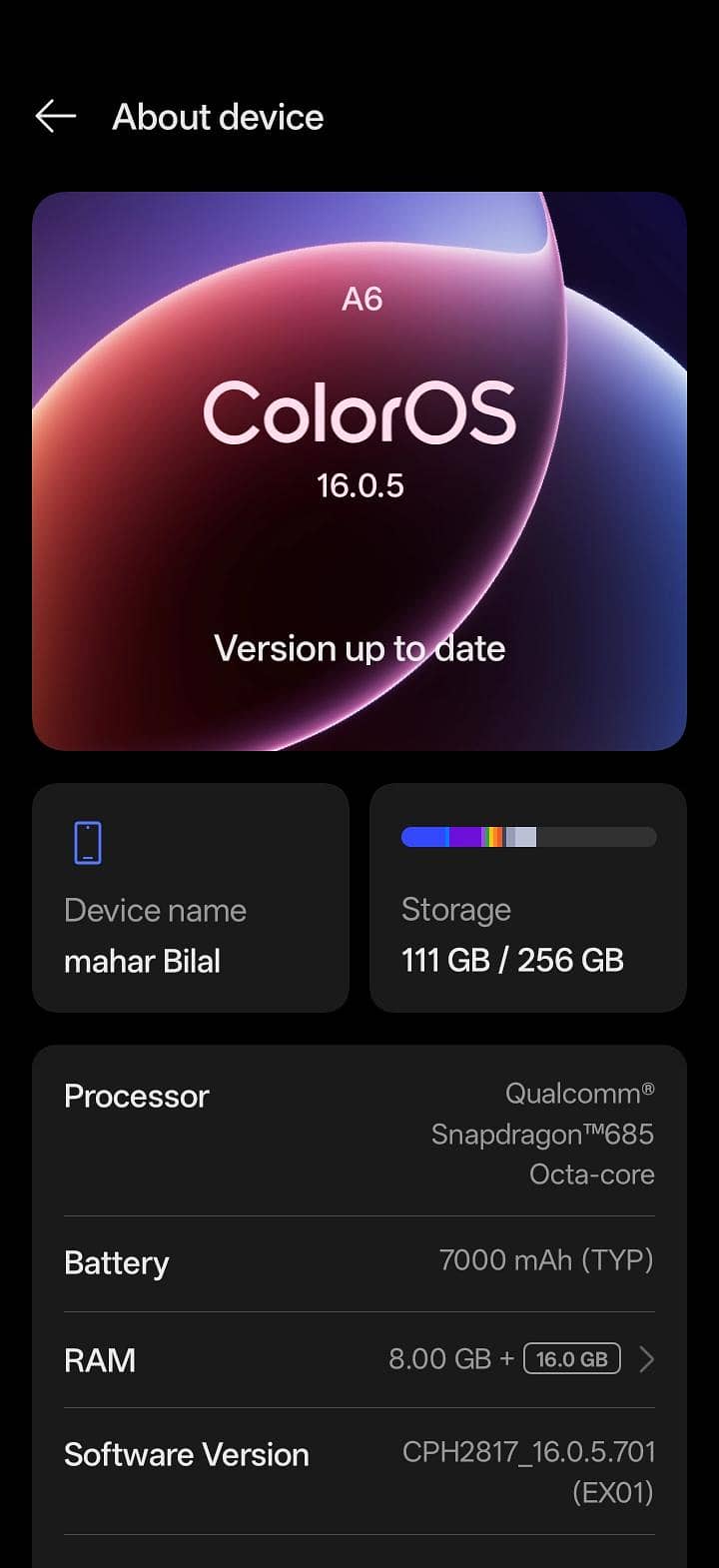 OPPO A6 0