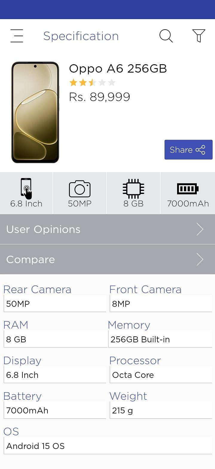 OPPO A6 1