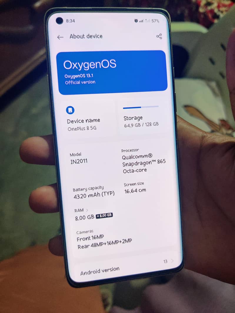 One Plus 8 0