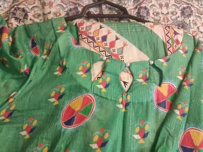 J.  3 piece stitched lawn  in medium to large size for sale
