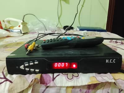HCC Box for supporting the TV cable with the AV Cable and remote