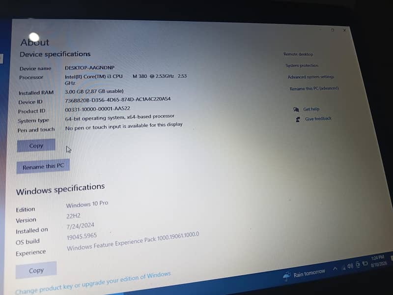 Dell laptop 4