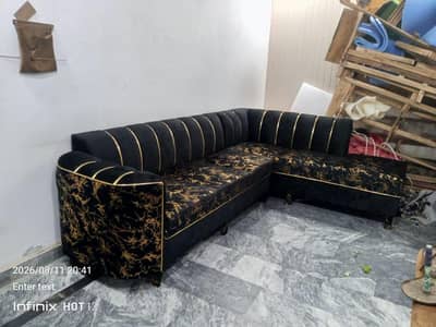 L shaped sofa