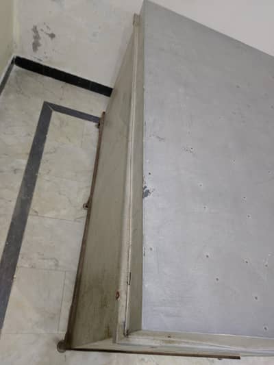 Full Size Steel Trunk with Iron Stand