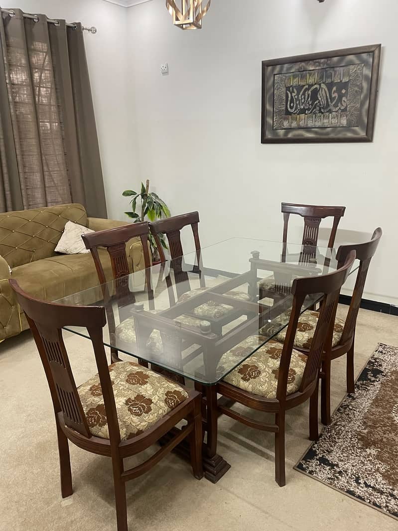 Wooden dining table 1