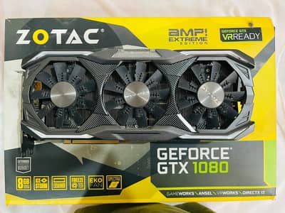 ZOTAC GeForce GTX 1080 AMP Extreme 8Gb Graphic Card