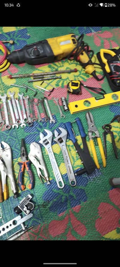 Ac fridge complete tools set for sale Bhara kho islamabad