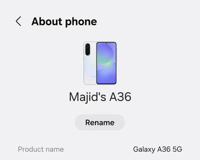 Samsung Mobile A36