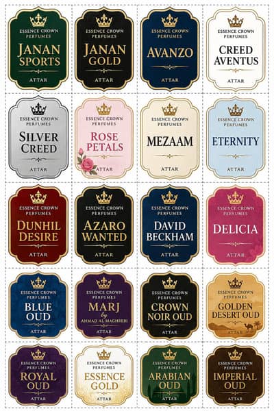 Premium Non-Alcoholic Perfume Oils (Attars) | Long-Lasting Fragrances