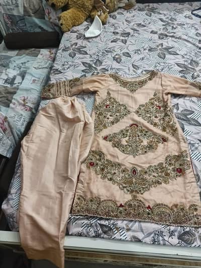 Customized Organza Suit Ready Wear