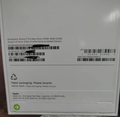 Apple iPhone 17 Pro Max