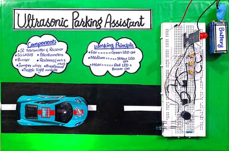 Ultrasonic car parking assistant