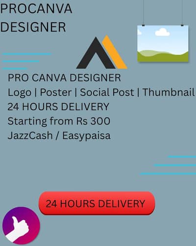 Pro Canva Designer | Logo, Poster, Social Media Post | 24Hr Delivery