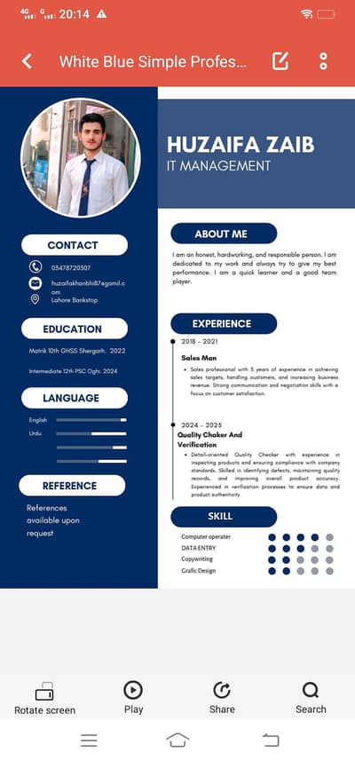I need a job
