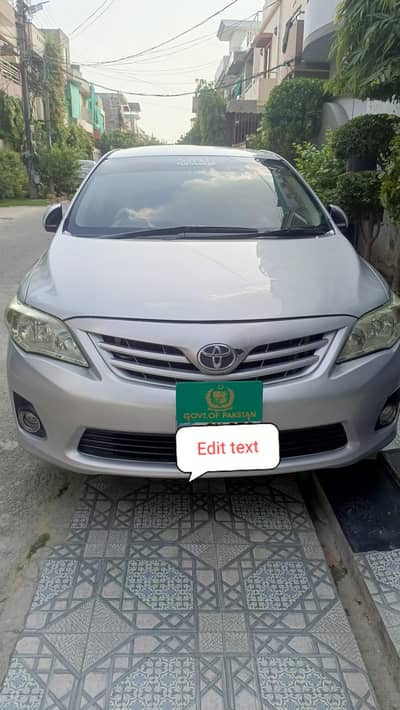 Toyota Corolla GLI 2011